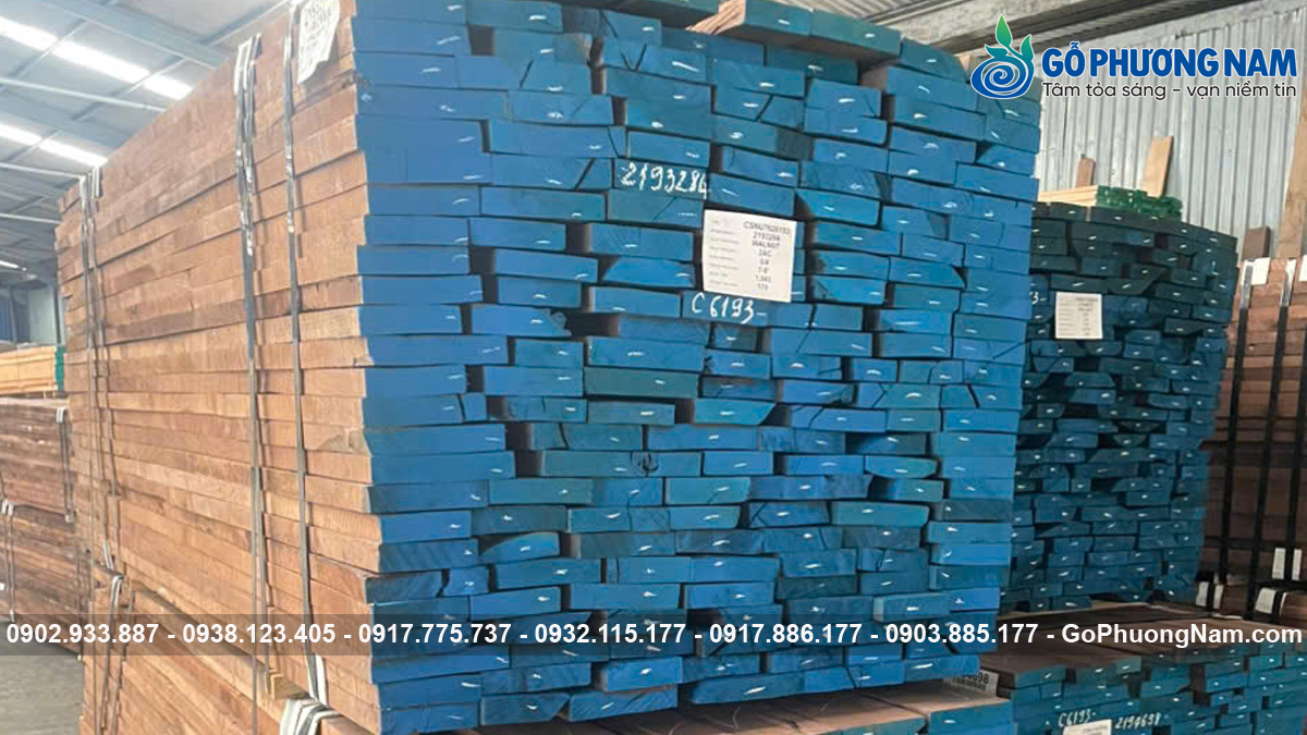 Kho Gỗ Óc Chó Nhập Khẩu xẻ sây