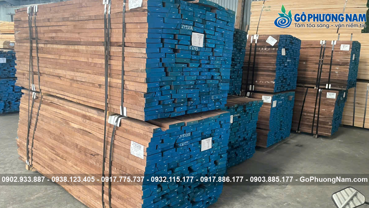 Gỗ óc chó sỉ tại TPHCM cho xưởng nội thất