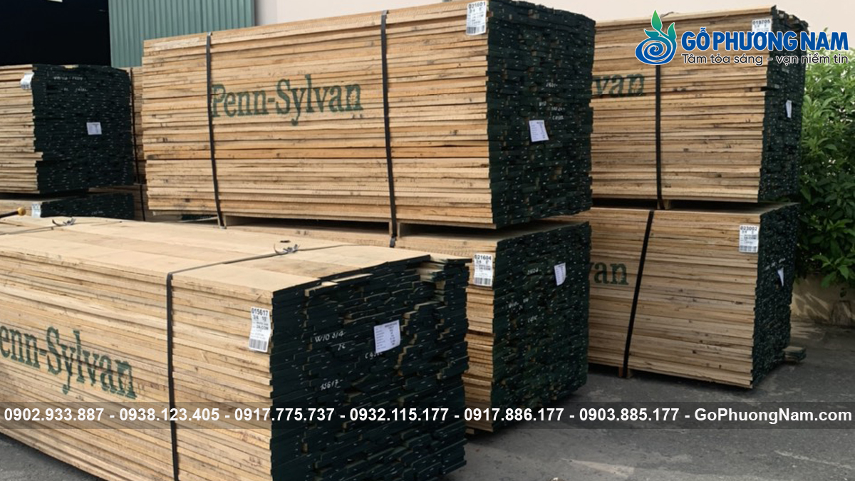 Gỗ sồi trắng nhập khẩu cho xưởng mộc