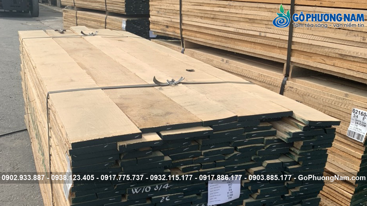 Gỗ sồi trắng nhập khẩu giá sỉ uy tín