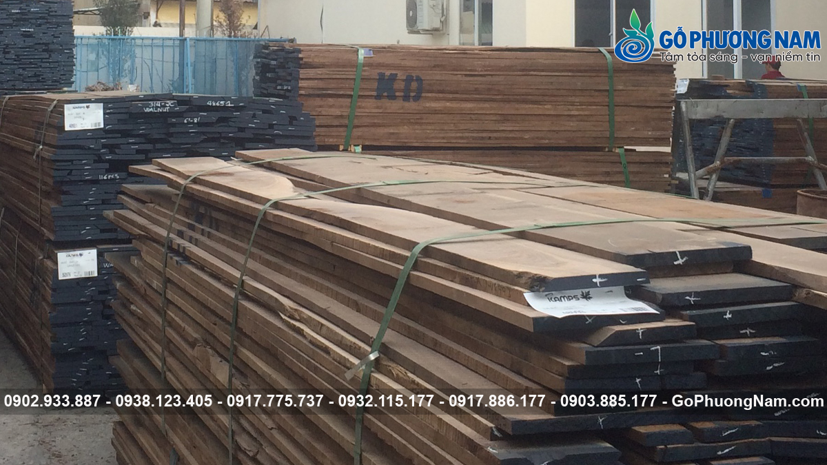 Giá gỗ óc chó nguyên kiện bao nhiêu 1 khối hiện nay