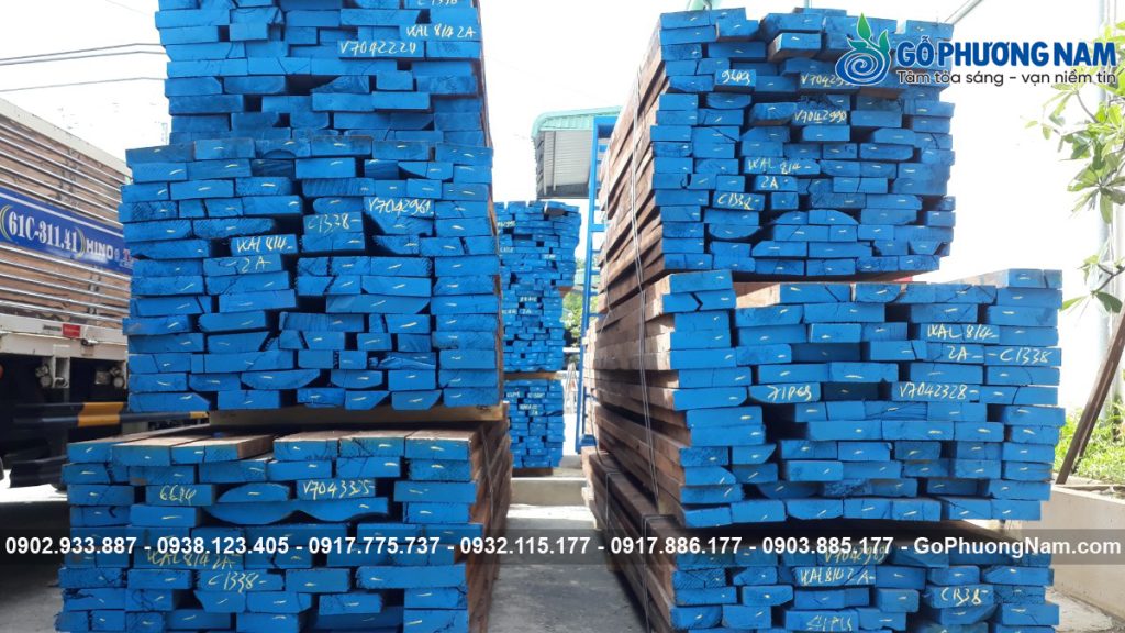 Kho gỗ óc chó xẻ sấy tại Bình Dương
