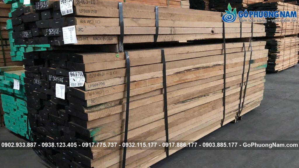 Bảng báo giá gỗ sồi Mỹ nhập khẩu mới nhất
