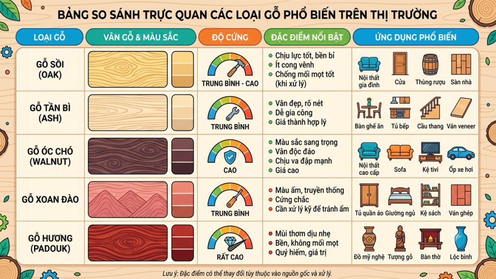 Gỗ Nguyên Liệu Nhập Khẩu: Sồi, Óc Chó, Tần Bì Xẻ Sấy | Gỗ Phương Nam