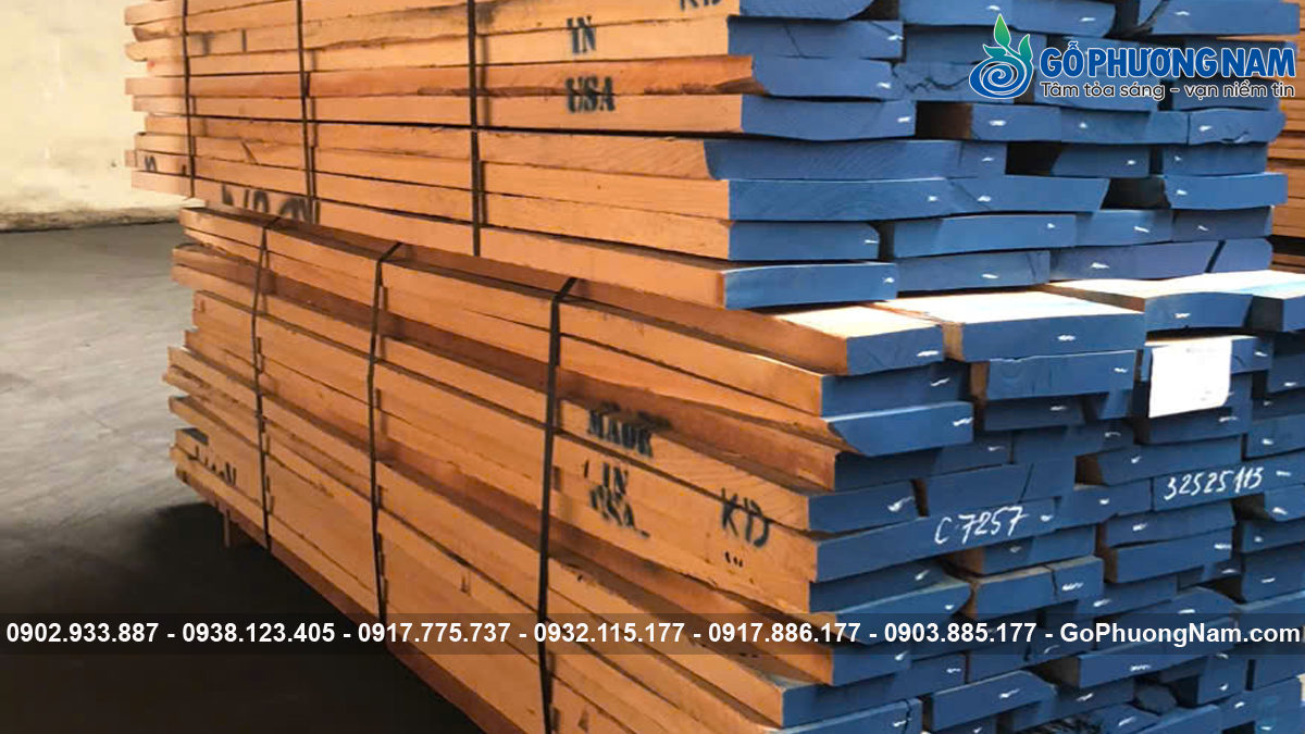 Tìm mua gỗ sồi đỏ xẻ sấy chất lượng