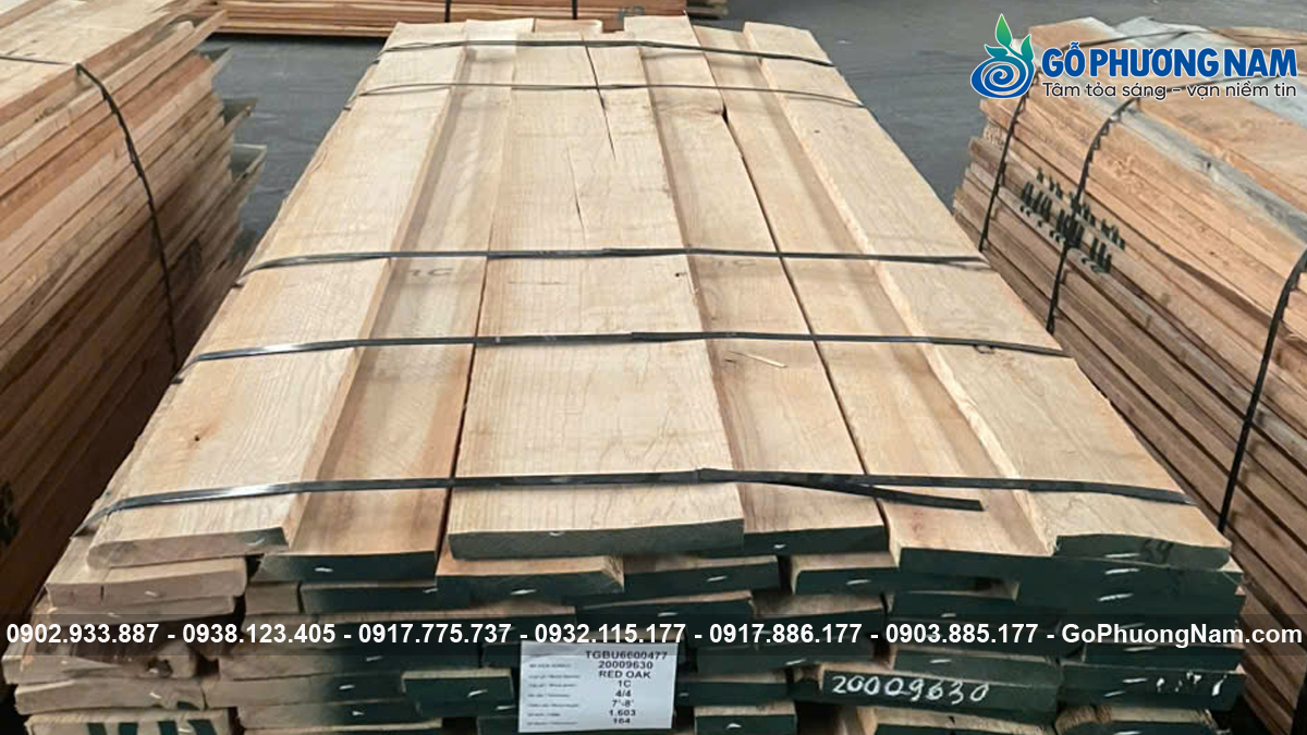 Đơn vị cung cấp gỗ sồi đỏ nguyên kiện Đơn vị cung cấp gỗ sồi đỏ nguyên kiện
